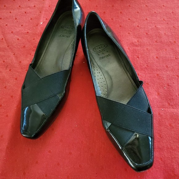 Black Patent Joan & David Circa Comfort 365 Shoes 8 1/2M - Picture 1 of 8
